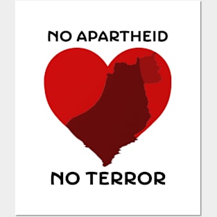 No Apartheid, No Terror Posters and Art